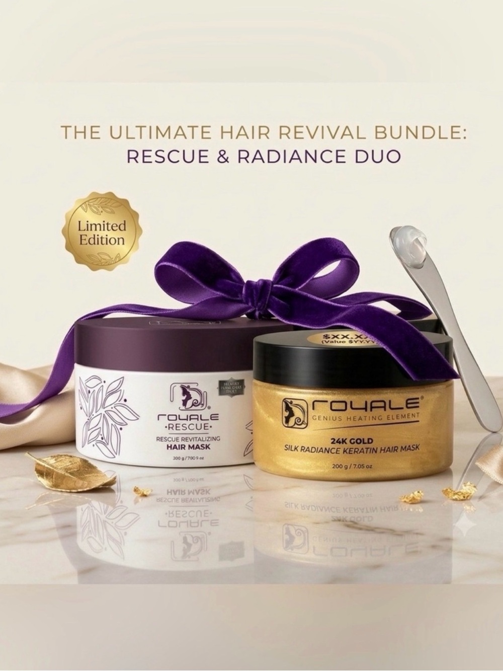 🔥Royale Rescue Professional Hair Mask BUNDLE ~ Retail $250🔥